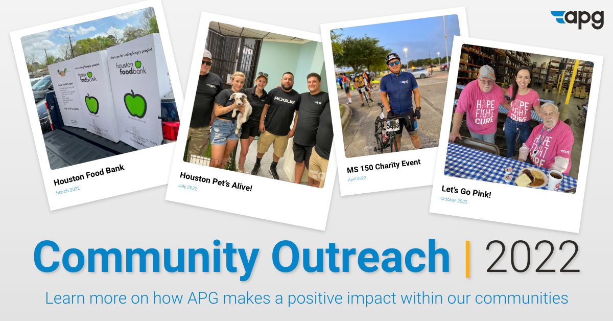 Picture for blog APG Community Outreach | 2022